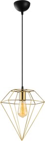 Candeeiro de Teto Elmas – Dourado – 30 x 30 cm