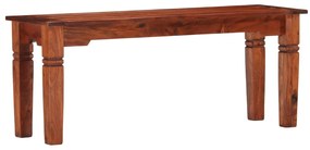 vidaXL Banco 110 cm madeira de acácia maciça