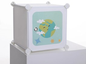 Armário de arrumação para crianças 123 x 31 x 123 cm Multicolorido