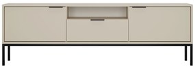 Móvel de TV "AUSTIN" de 2 Portas e 1 Gavetas - 40×175×33 cm - Creme e