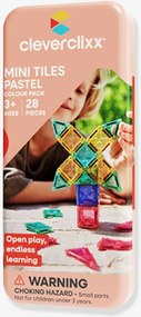 Pack mini tiles 28 peças CLEVERCLIXX multicolor