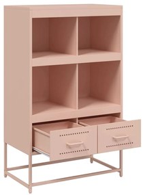 Móvel alto 68x39x111,5 cm aço rosa