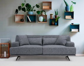 Sofá de 2 Lugares Bentley – Cinzento – 200 cm x 110 cm x 80 cm