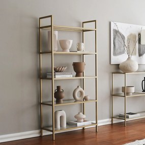 Estante K101 – Dourado – 80x165x30 cm