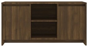 Móvel de TV 102x37,5x52,5cm derivados madeira carvalho castanho
