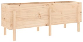 Canteiro elevado de jardim 160x50x57 cm pinho maciço