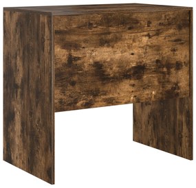 Mesa Carvalho Fumado 80x50x76 cm Madeira Engenharia