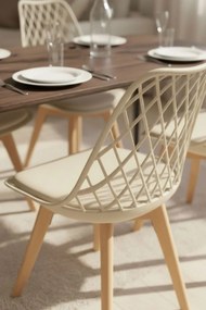 Pack 4 Cadeiras Mima - Greige