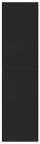 Estante/divisória 155x24x160 cm derivados de madeira preto