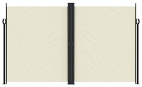Toldo lateral retrátil 200x1200 cm cor creme