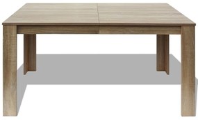 Mesa de Jantar Avia de 140 cm - Carvalho - Design Minimalista