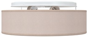 Luzes de Teto Embutidas Taupe Ø 38 cm Tecido E27