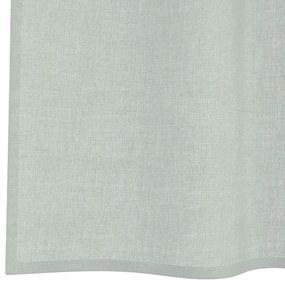 Cortinas de voile com ilhós 2 pcs cinzento-claro 140x225 cm