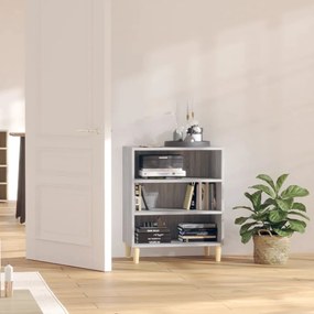 vidaXL Aparador 57x35x70 cm derivados de madeira sonoma cinza