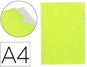Dossier Em L A4 Amarelo Fluor.