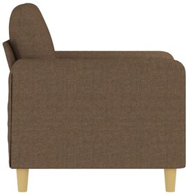 Poltrona 60 cm tecido castanho