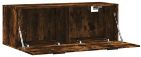 Armário parede 100x36,5x35 cm derivados madeira carvalho fumado