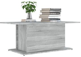 Mesa de centro 102x55,5x40 cm derivados de madeira cinza sonoma