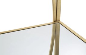 ESTANTE GLAMY 90X38X180 CM DOURADA