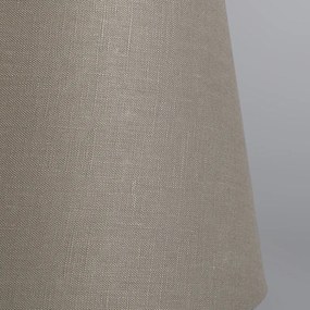 Abajur de linho Taupe 25/16