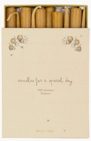 Velas compridas Birthday, conjunto de 20