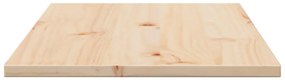 Tampos de mesa retangulares 2 pcs 80x40x1,7 cm pinho maciço