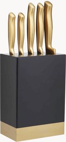Conjunto de bloco com facas Golden, conjunto de 6