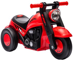 AIYAPLAY Carro Andador para Bebés acima de 2 Anos Mota Carro Andador com Música Bolhas Carga 30 kg 80x35,5x42 cm Vermelho