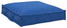 Conjunto de Almofadas de Palete 2 Peças Azul Royal Tecido Oxford