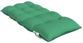 Almofadões cadeira encosto baixo 2 pcs tecido oxford verde