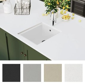 Lava-louça cozinha c/ orifício extravasamento granito branco