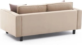 Sofá de 2 Lugares Kale – Creme – 180x83x91 cm