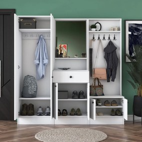 Hall Stand M3 – Branco – 179,4x182,8x37,3 cm