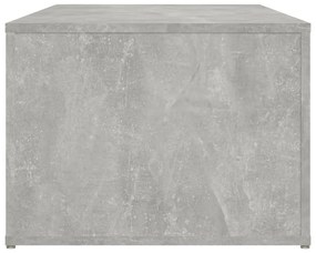 Mesa de centro 100x50x36 cm derivados madeira cinzento cimento