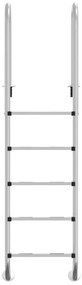 Escada de piscina 54x38x211 cm aço inoxidável 304