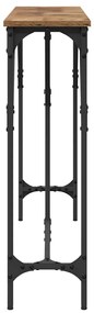 Mesa de Consola Madeira Antiga 140x23x75 cm Madeira Engenharia