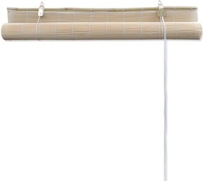 Estores de rolo em bambu natural 4 pcs 120x160 cm