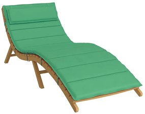 Almofadão p/ espreguiçadeira 180x60x4 cm tecido oxford verde