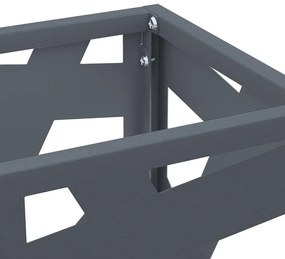 Suporte para Guarda-chuva Antracite Metal Médio Durável