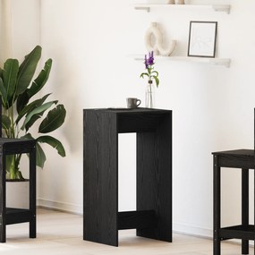Mesa de Bar vidaXL Preto Carvalho 51x50x103,5 cm Madeira Engenharia