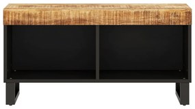 Móvel de TV 85x33x43,5 cm madeira de mangueira maciça