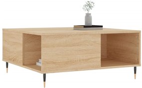 Mesa de centro 80x80x36,5 cm derivados madeira carvalho sonoma