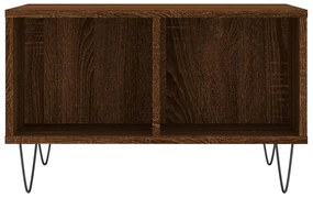 Mesa de centro 60x50x36,5cm derivados madeira carvalho castanho