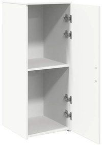 Armário de arrumação 40x45x103,5 cm derivados de madeira branco