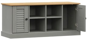 Sapateira VIGO 106x35x45 cm madeira de pinho maciça cinzento