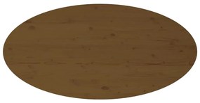 Mesa de centro 110x55x45 cm pinho maciço castanho mel