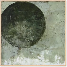 Quadro em tela emoldurado pintado à mão Light Ball