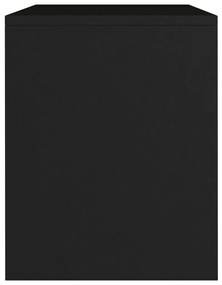 Mesa-de-cabeceira 40x30x40 cm aglomerado preto