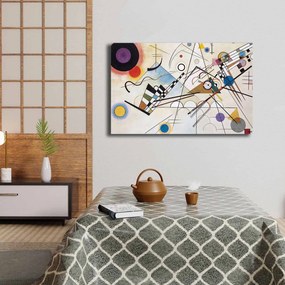 Pintura Decorativa em Tela 4570KANDINSKY006 – Multicolor – 45 x 70 cm