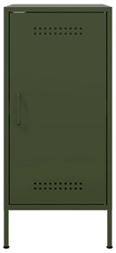 Aparador 36x39x79 cm aço verde azeitona